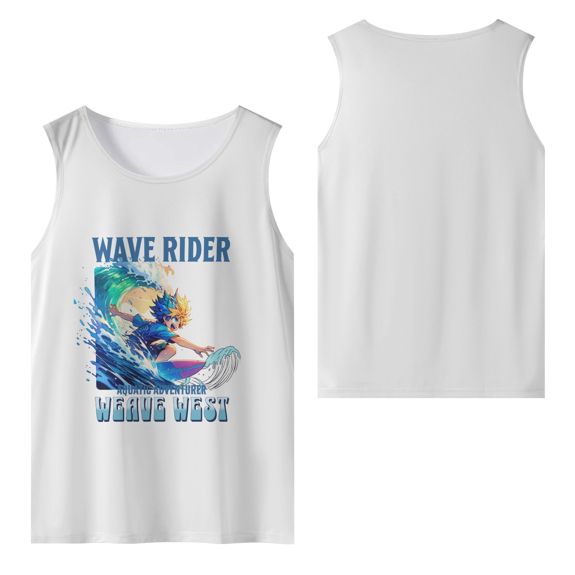 Polyester Wrinkle Free Sleeveless Tank (Wave Rider) - Weave West