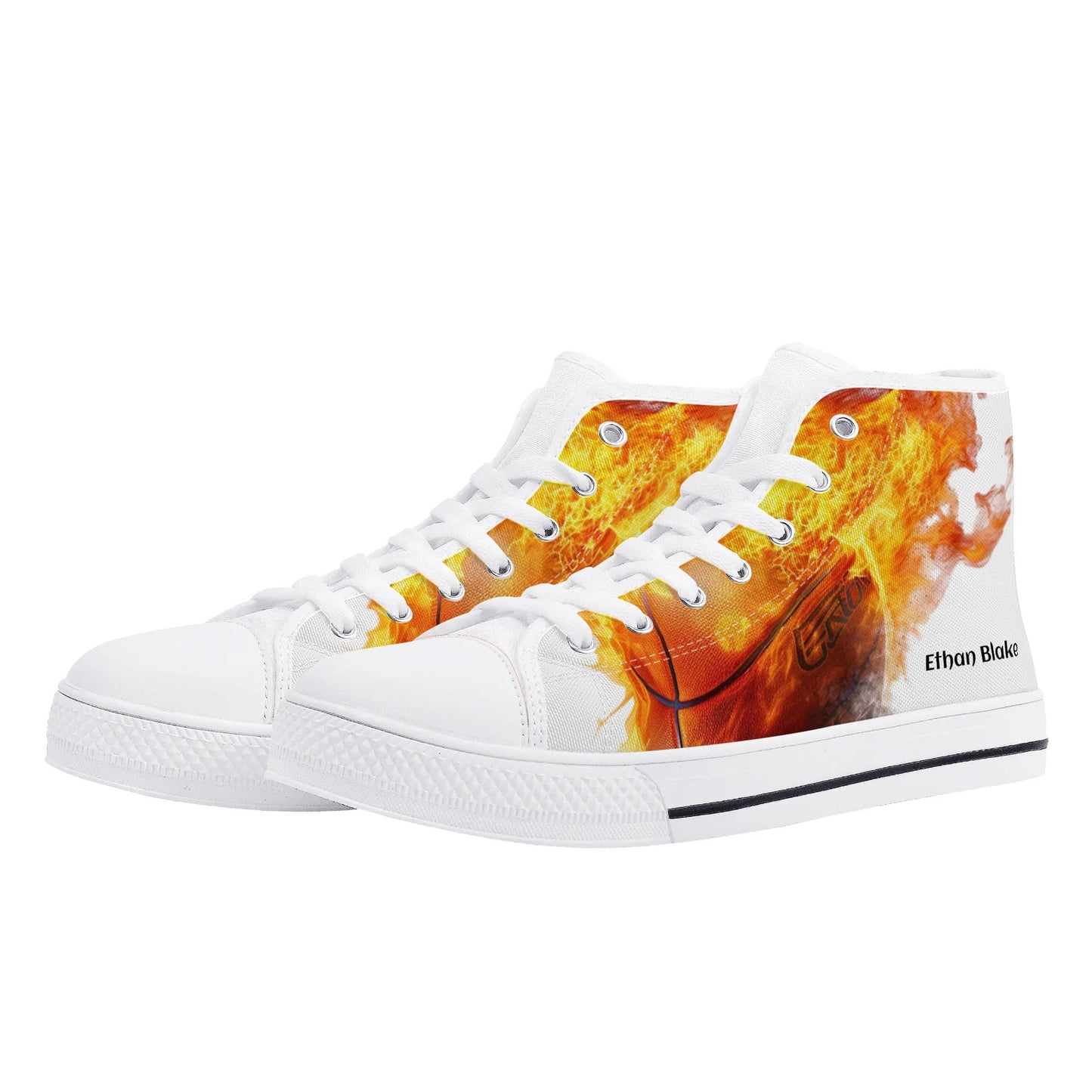 Personalized Classic High Top (I m on fire) - Weave West