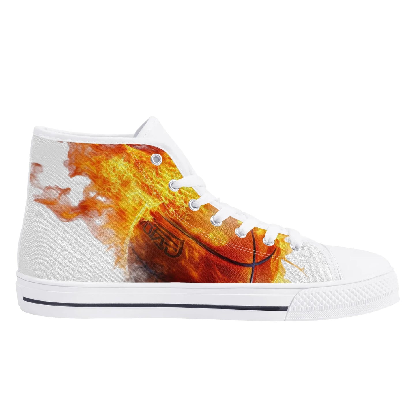 Personalized Classic High Top (I m on fire) - Weave West