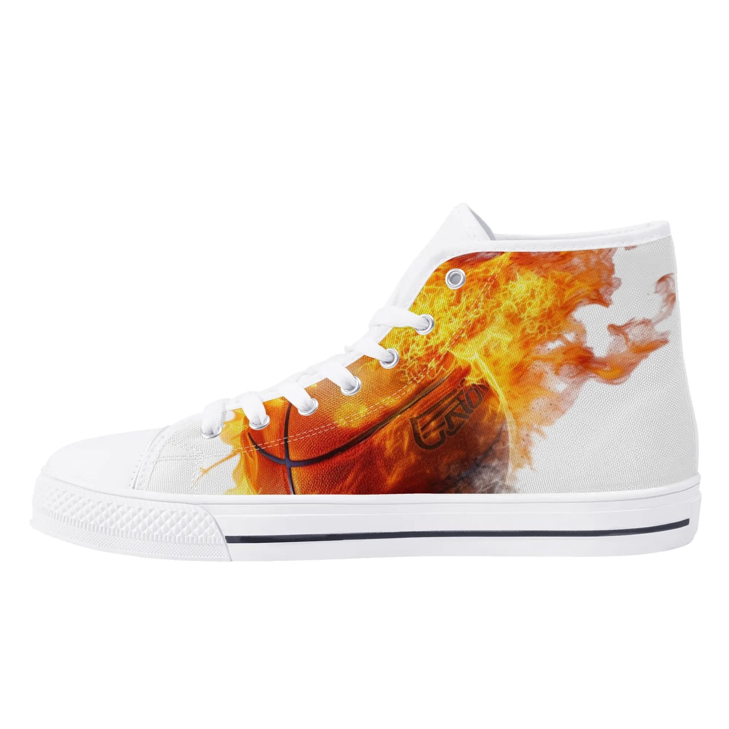 Personalized Classic High Top (I m on fire) - Weave West