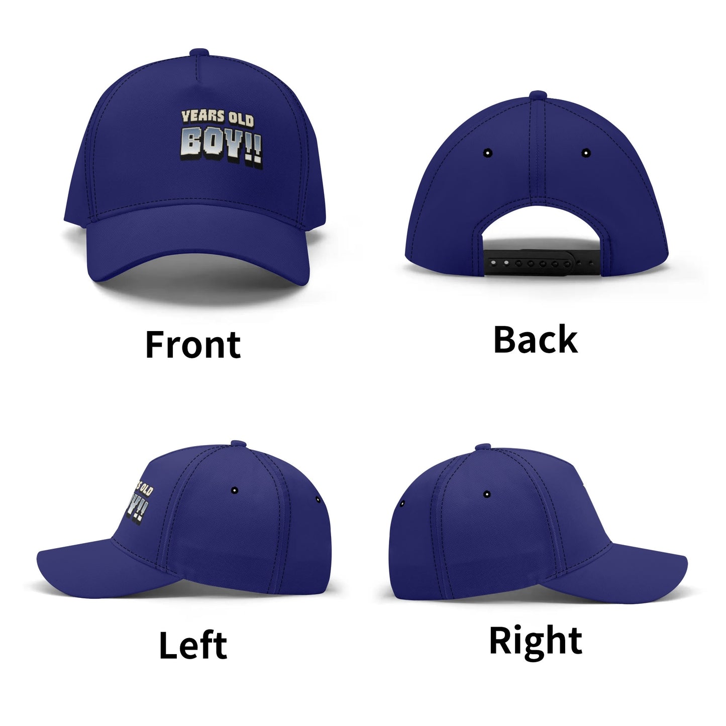 Personalized Lightweight Cap Birthday Boy - Weave West