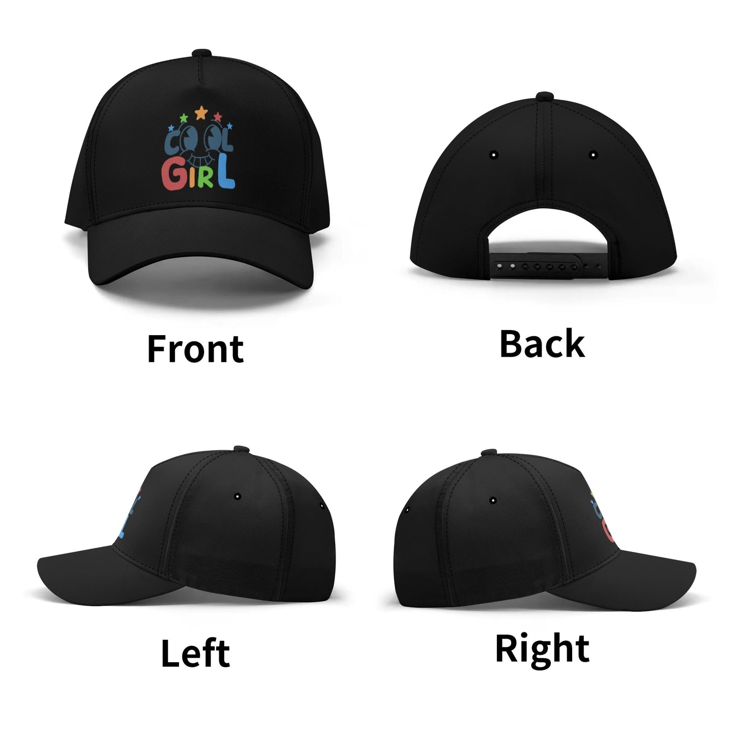 Personalized Lightweight Cap Cool Girl - Weave West