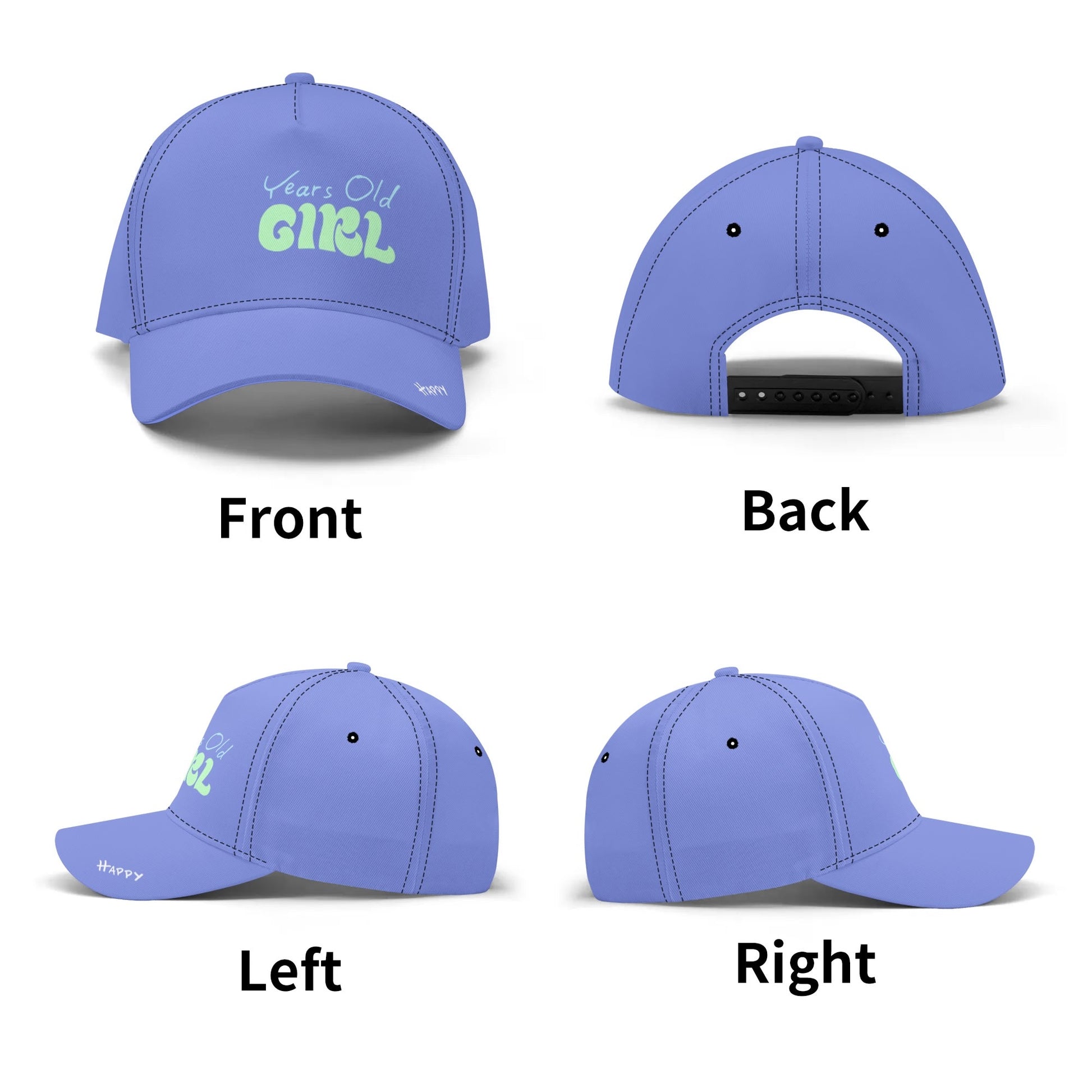 Personalized Lightweight Cap Birthday Girl - Weave West