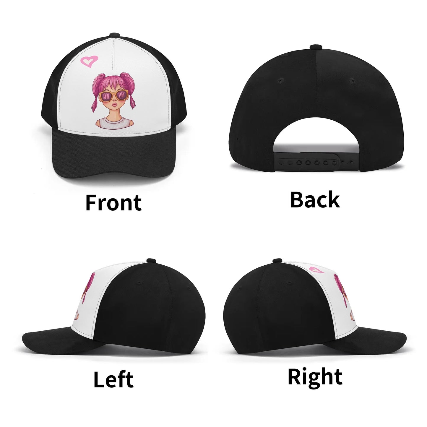 Personalized Baseball Cap Cool Girl - Weave West