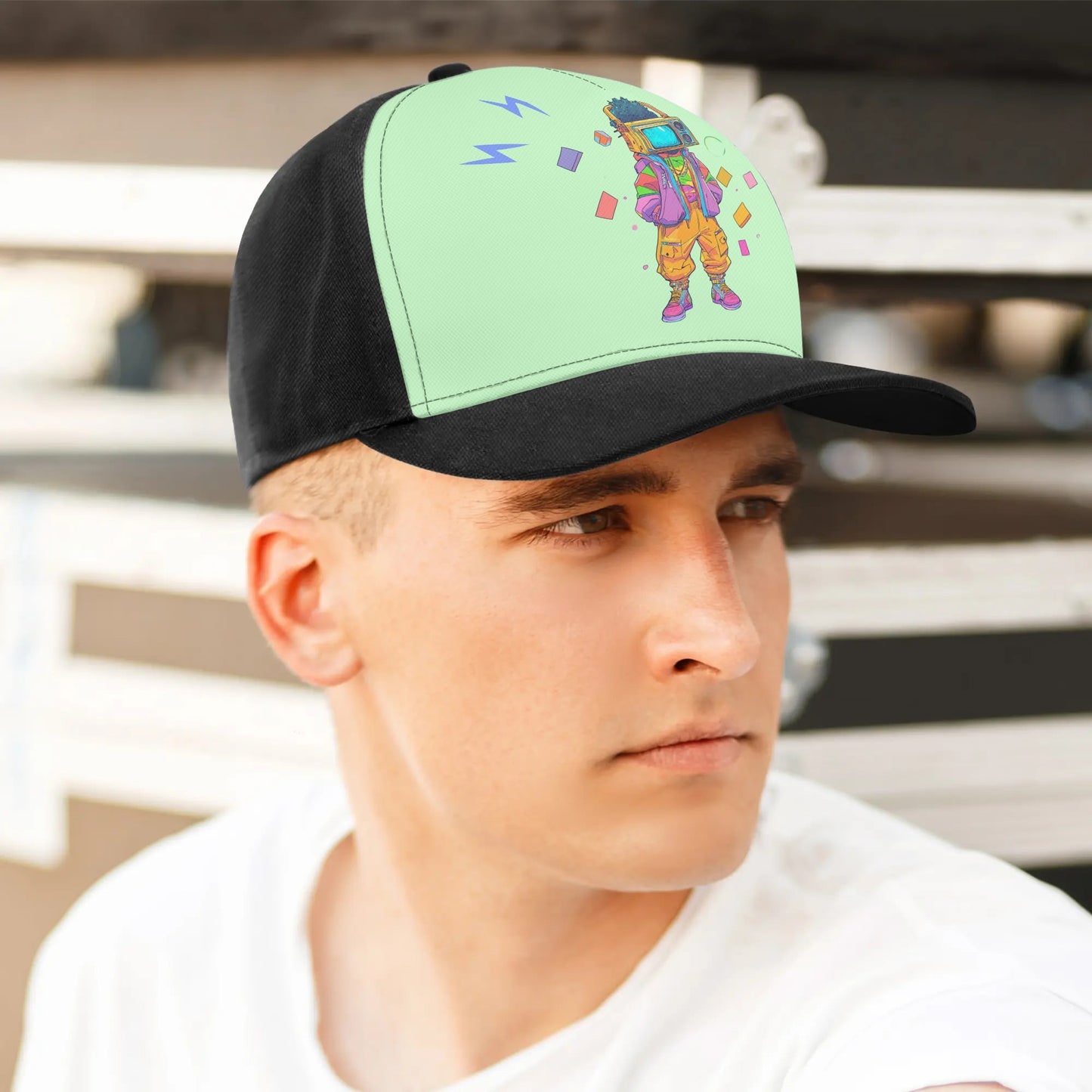 Personalized Baseball Cap My World - Weave West