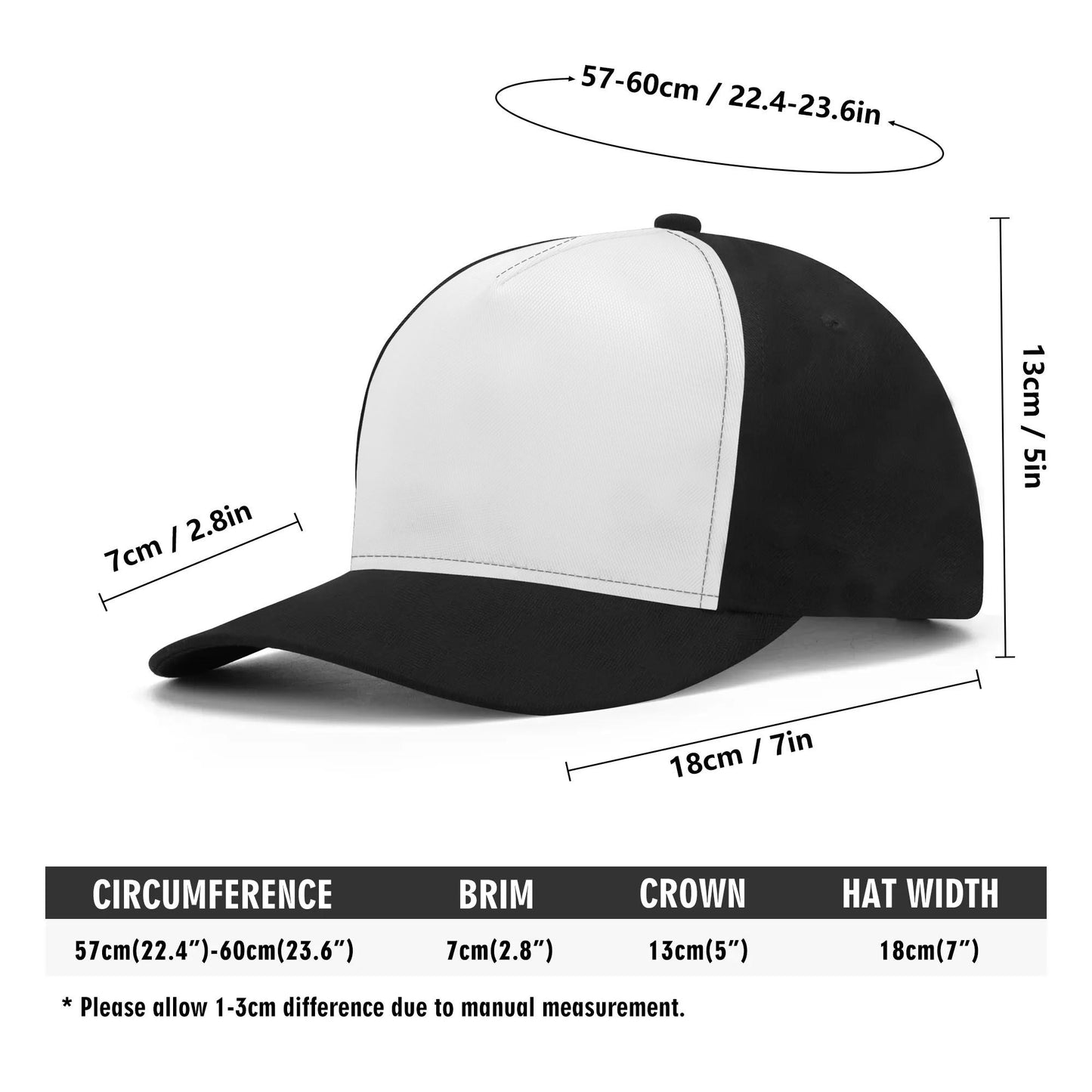 Customized Baseball Cap White - Weave West