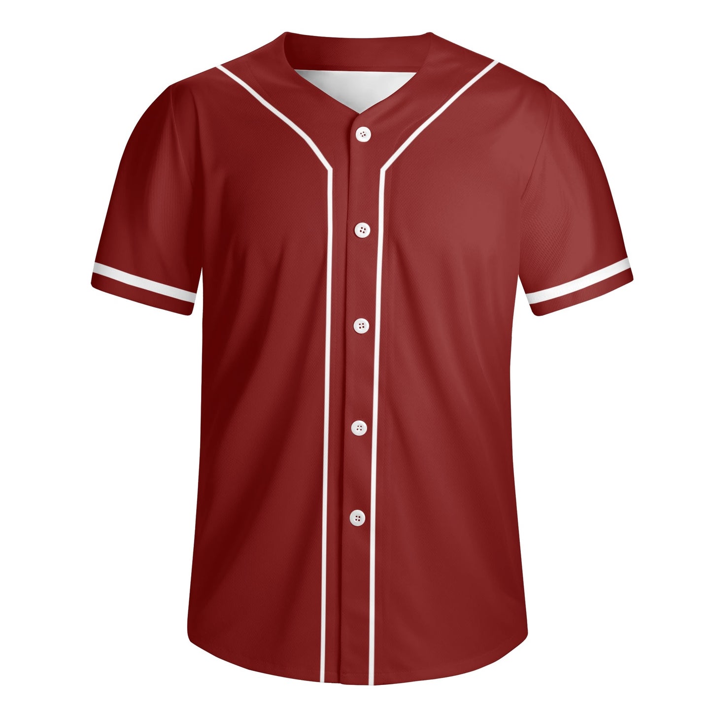 Baseball Jersey (Burgundy Red) - Weave West