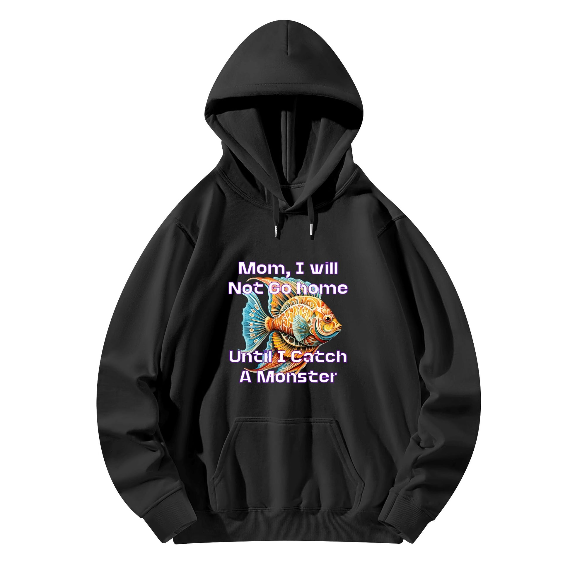 Funny Fishing Hoodie (Monster) - Weave West