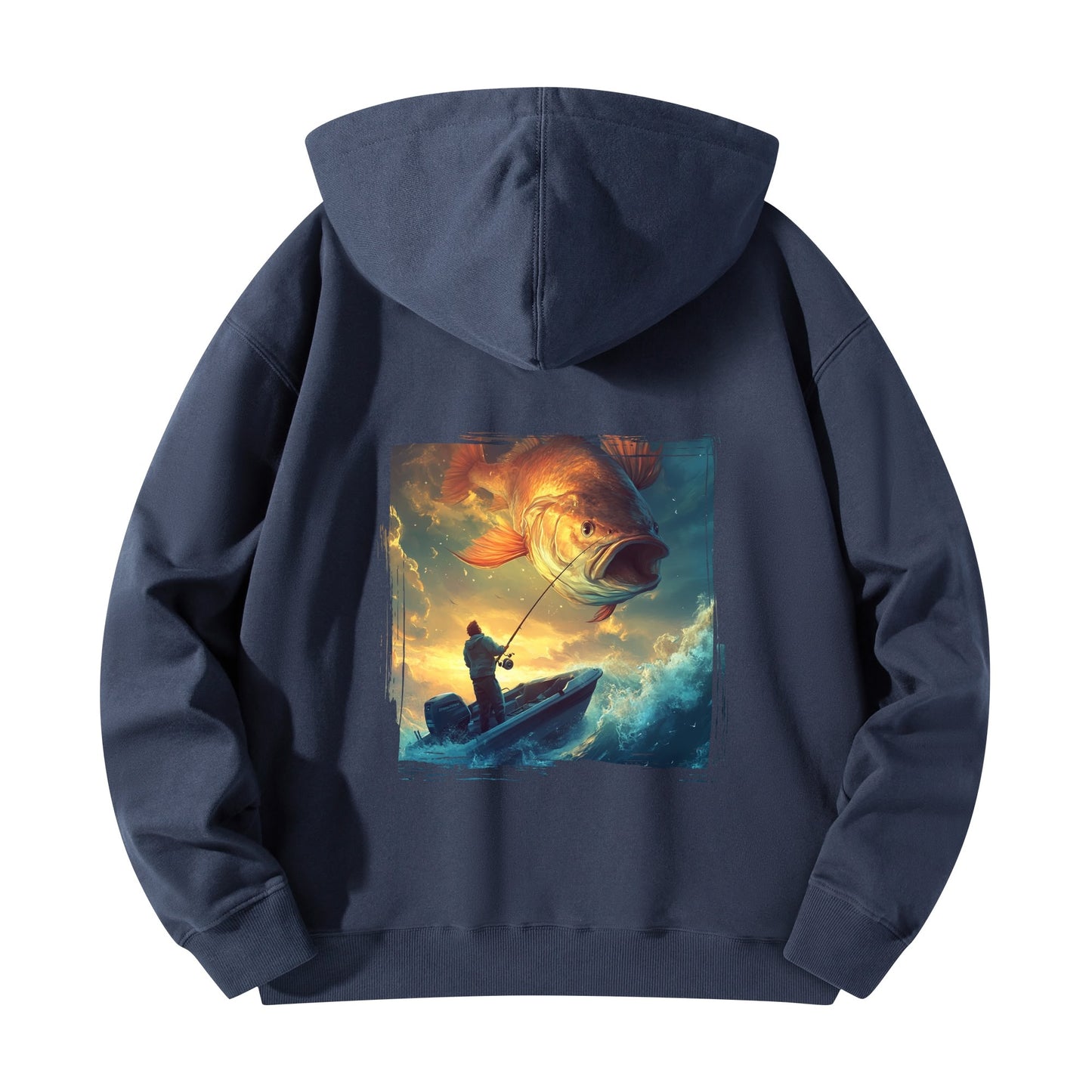 Funny Fishing Hoodie (Monster) - Weave West