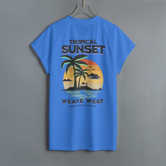 High Quality Polyester Raglan Sleeves Tee (Good Times Forever) - Weave West