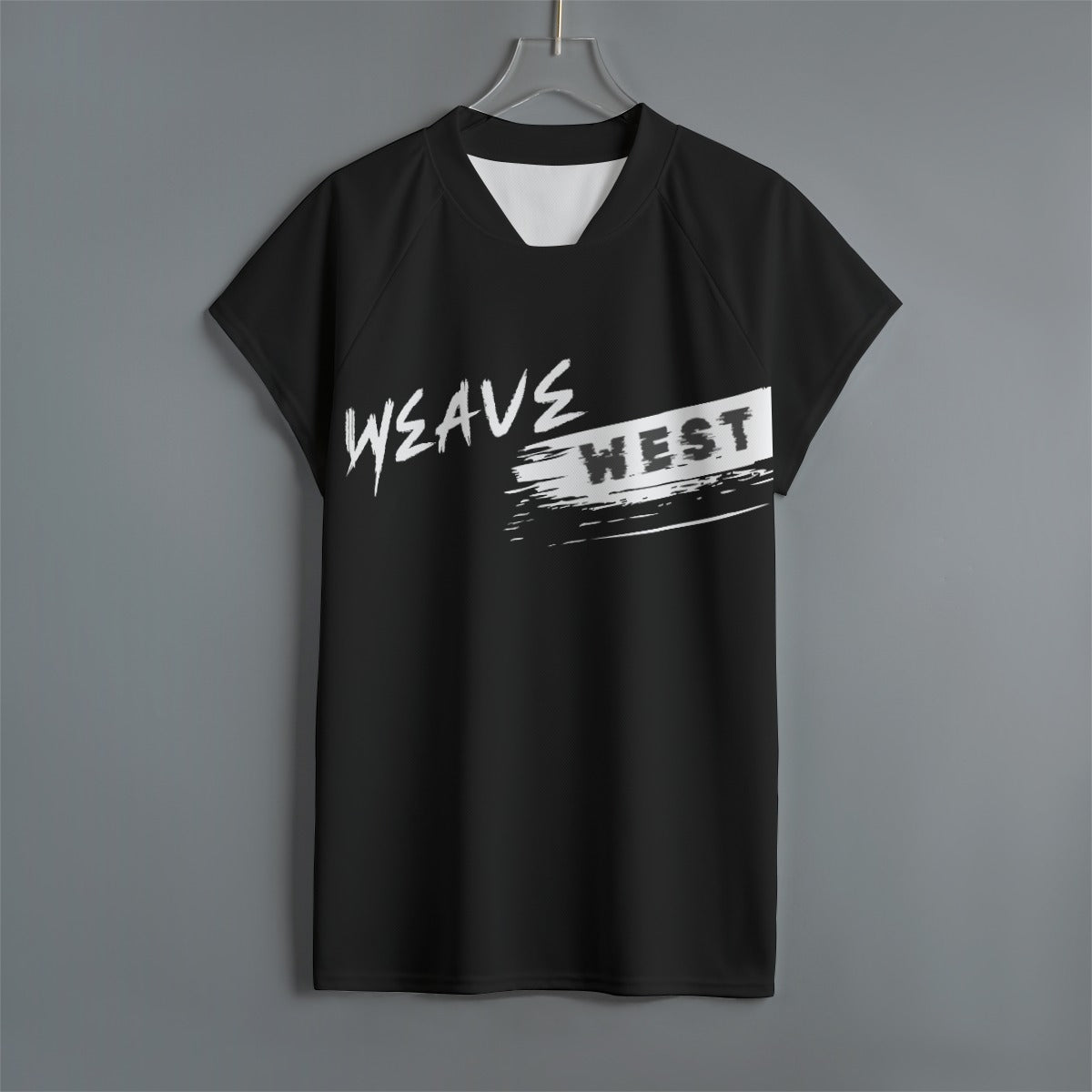 High Quality Polyester Raglan Sleeves Tee (Paint Stroke) - Weave West