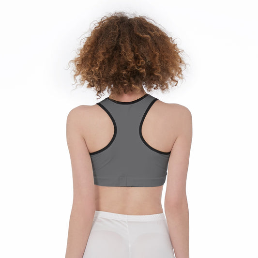 Casual Sports Bra Dusk Gray - Weave West