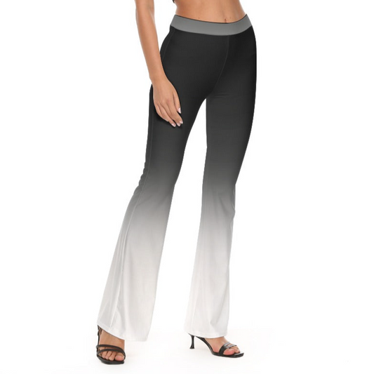 High Elastic Flare Pants Midnight Frost - Weave West