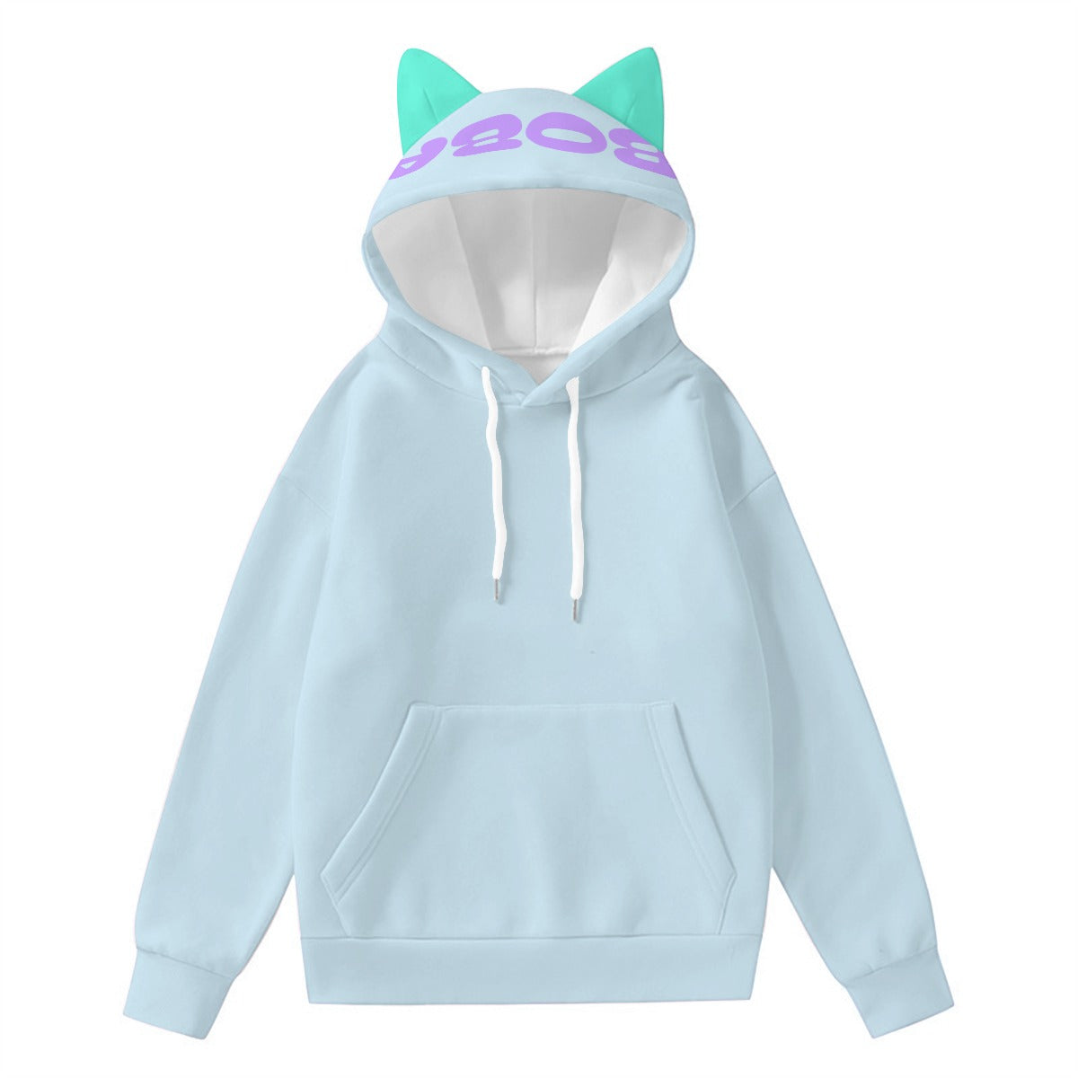 Personalized Eared Cozy Hoodie Boba Queen - Weave West