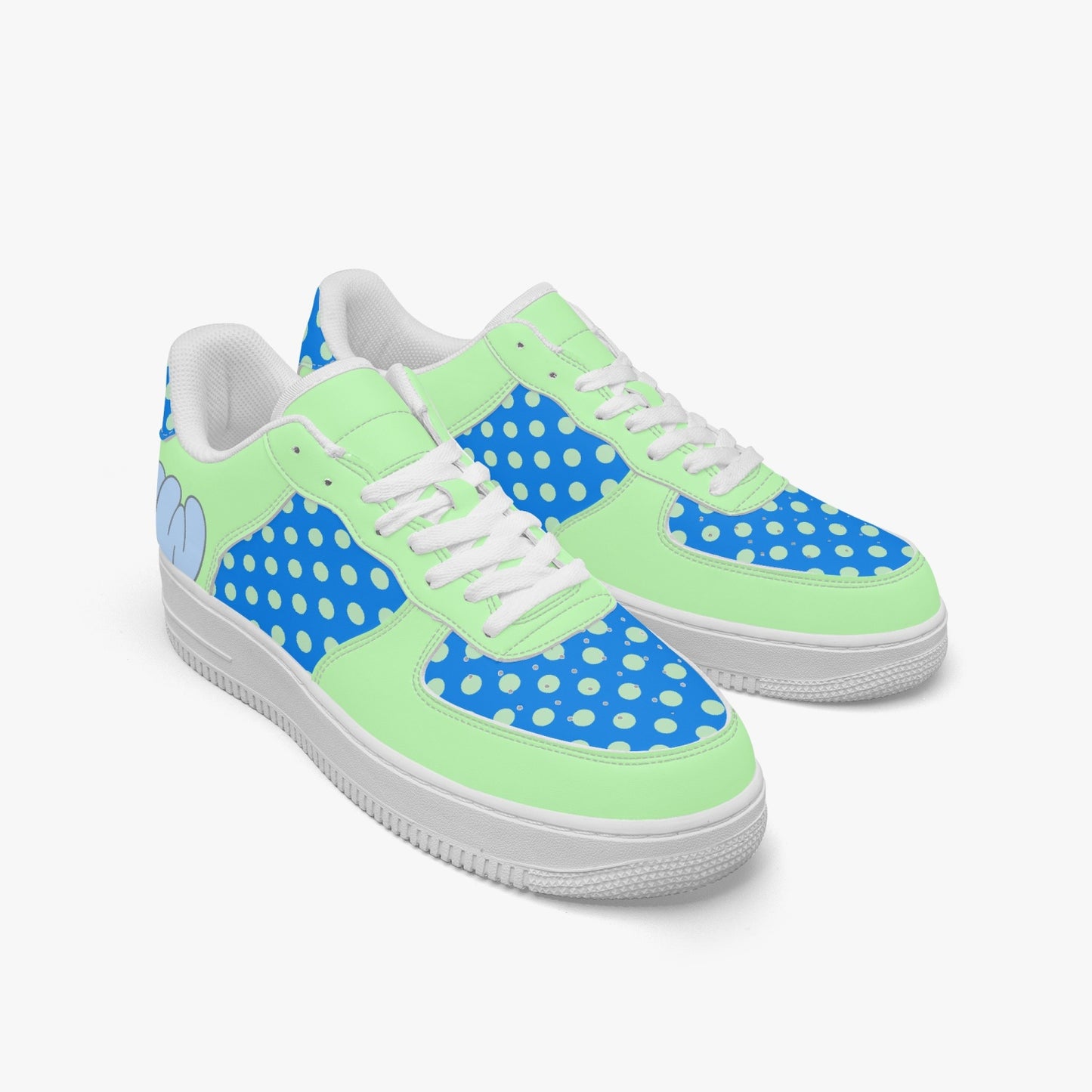 Casual Leather Sport Minty Dots - Weave West