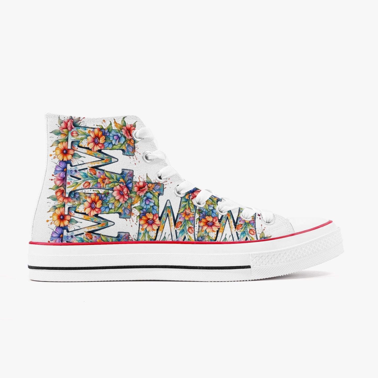 Casual High Top Canvas Floral Garden - Weave West