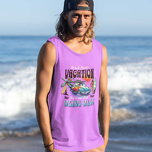 Polyester Wrinkle Free Sleeveless Tank (Beach Hunter) - Weave West