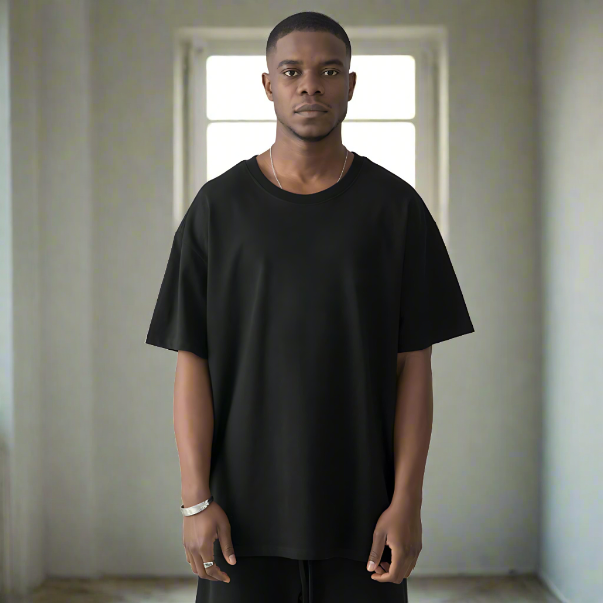 High Quality Cotton Oversized Loose-Fit Tee (Achilles) - Weave West