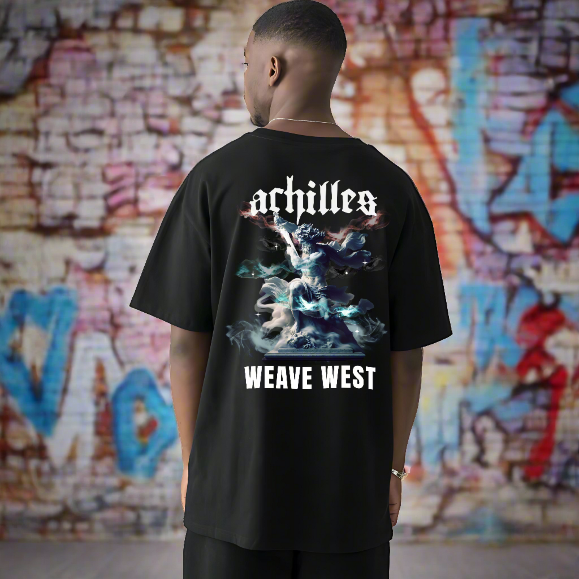 High Quality Cotton Oversized Loose-Fit Tee (Achilles) - Weave West