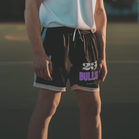 Basketball Mesh Light Polyester Shorts (Bulls) - Weave West