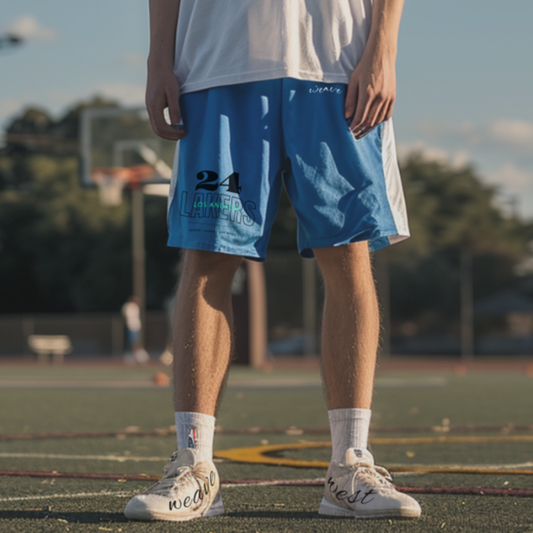 Basketball Mesh Light Polyester Shorts (Where Legends Are Made) - Weave West