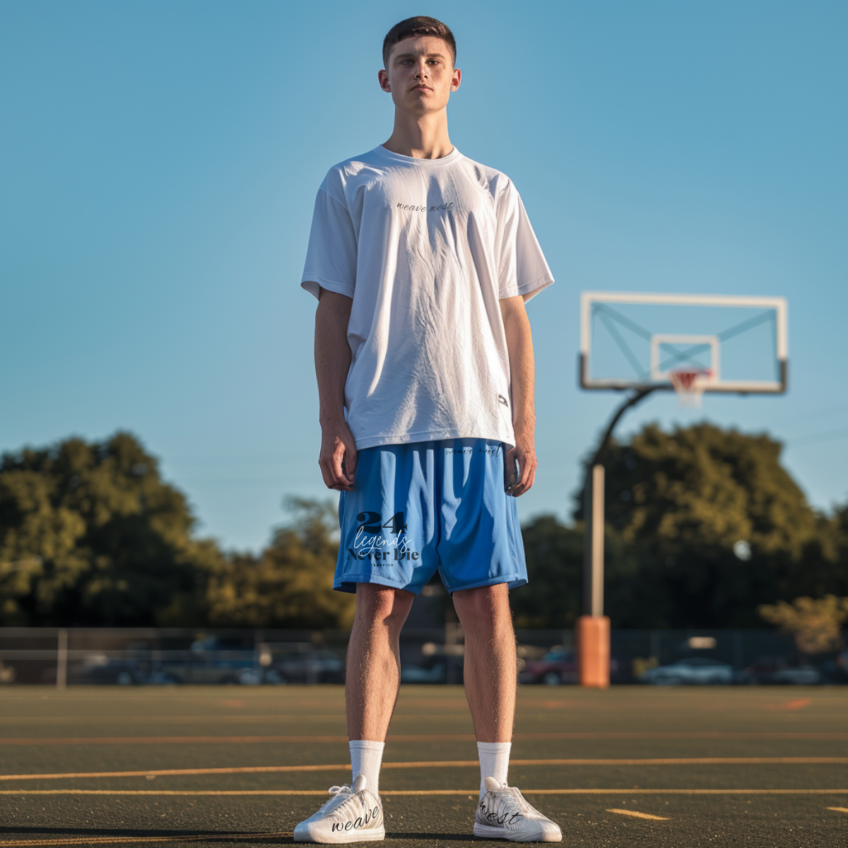 Basketball Mesh Light Polyester Shorts (Legends Never Die) - Weave West