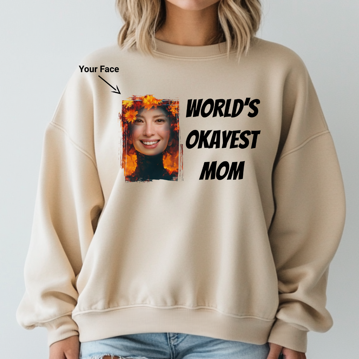 cool graphic sweatshirt, make your own merch