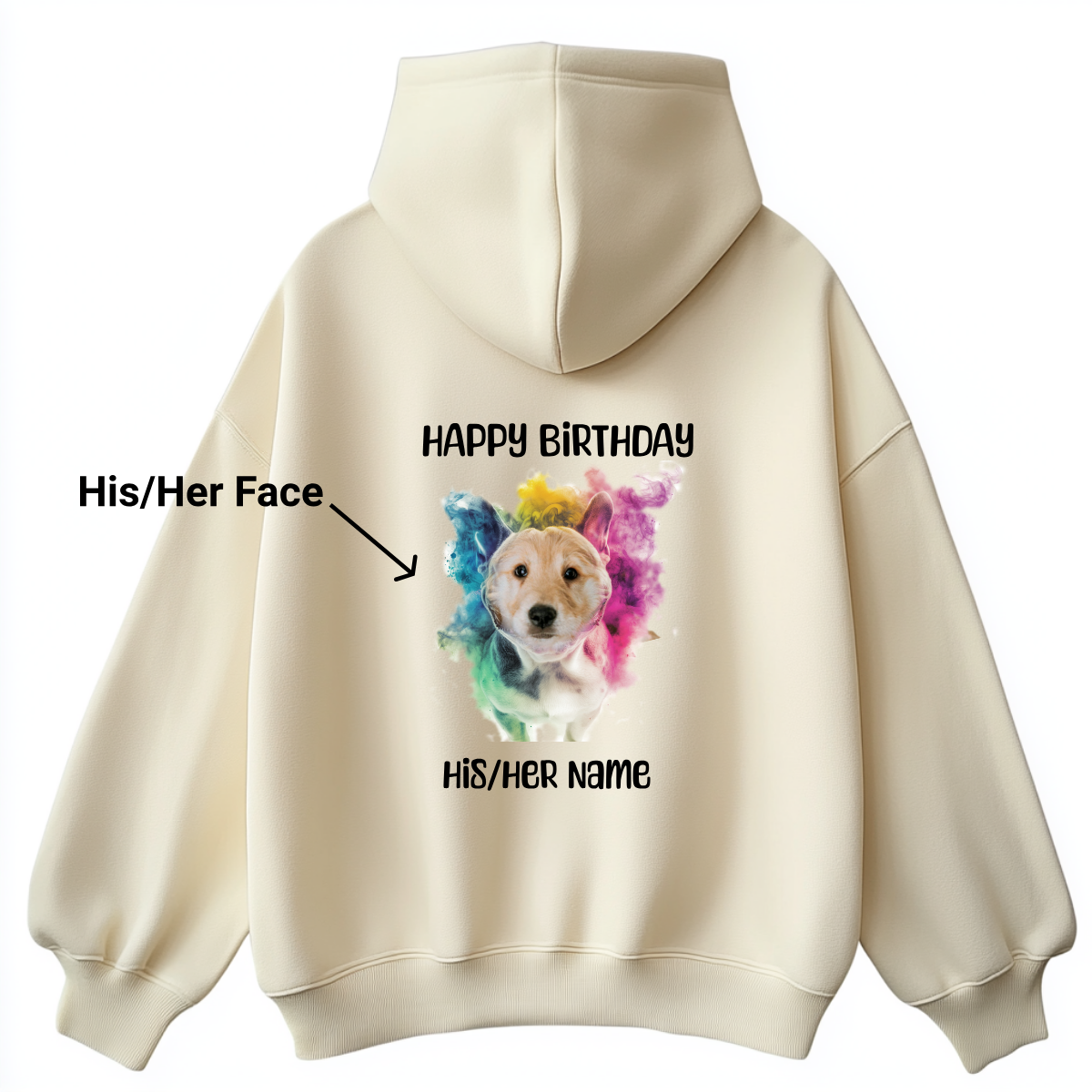 Custom Funny Dog Hoodie (Birthday 2) - Weave West