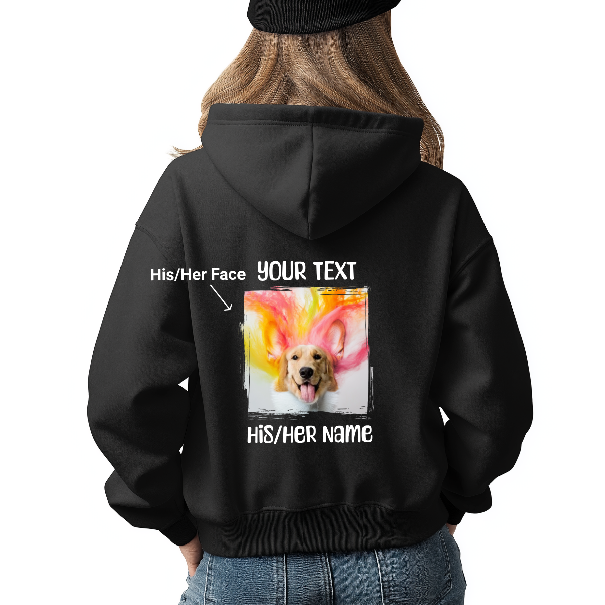 Custom Funny Dog Gildan Hoodie (Super Dog) - Weave West