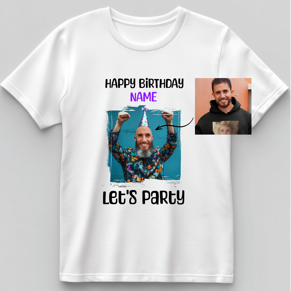 Custom Funny Birthday T-Shirts ( Let's Party) - Weave West