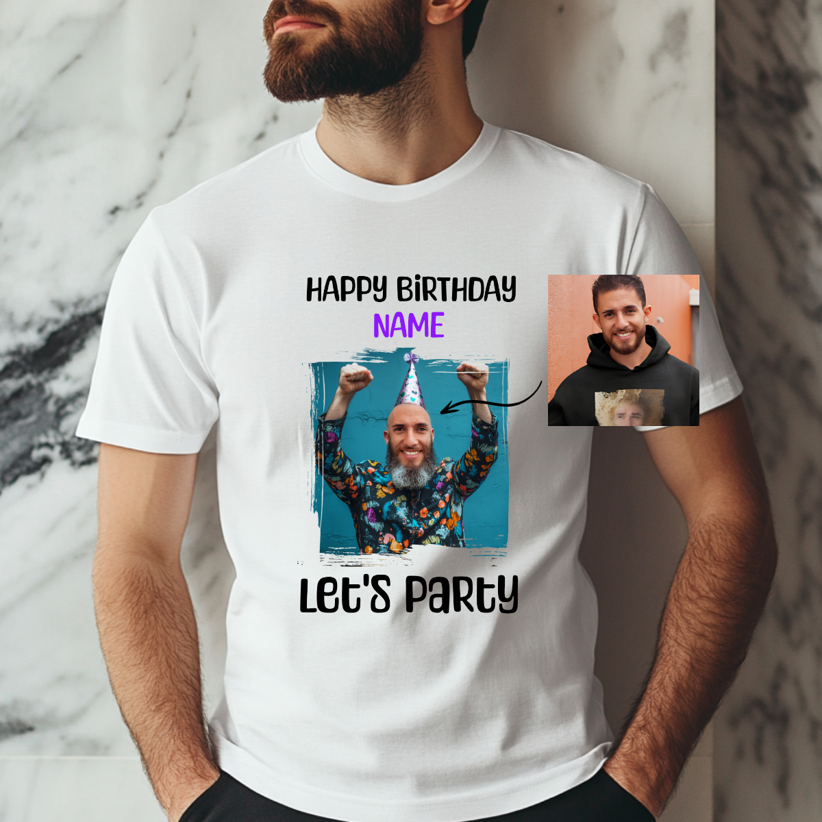 Custom Funny Birthday T-Shirts ( Let's Party) - Weave West