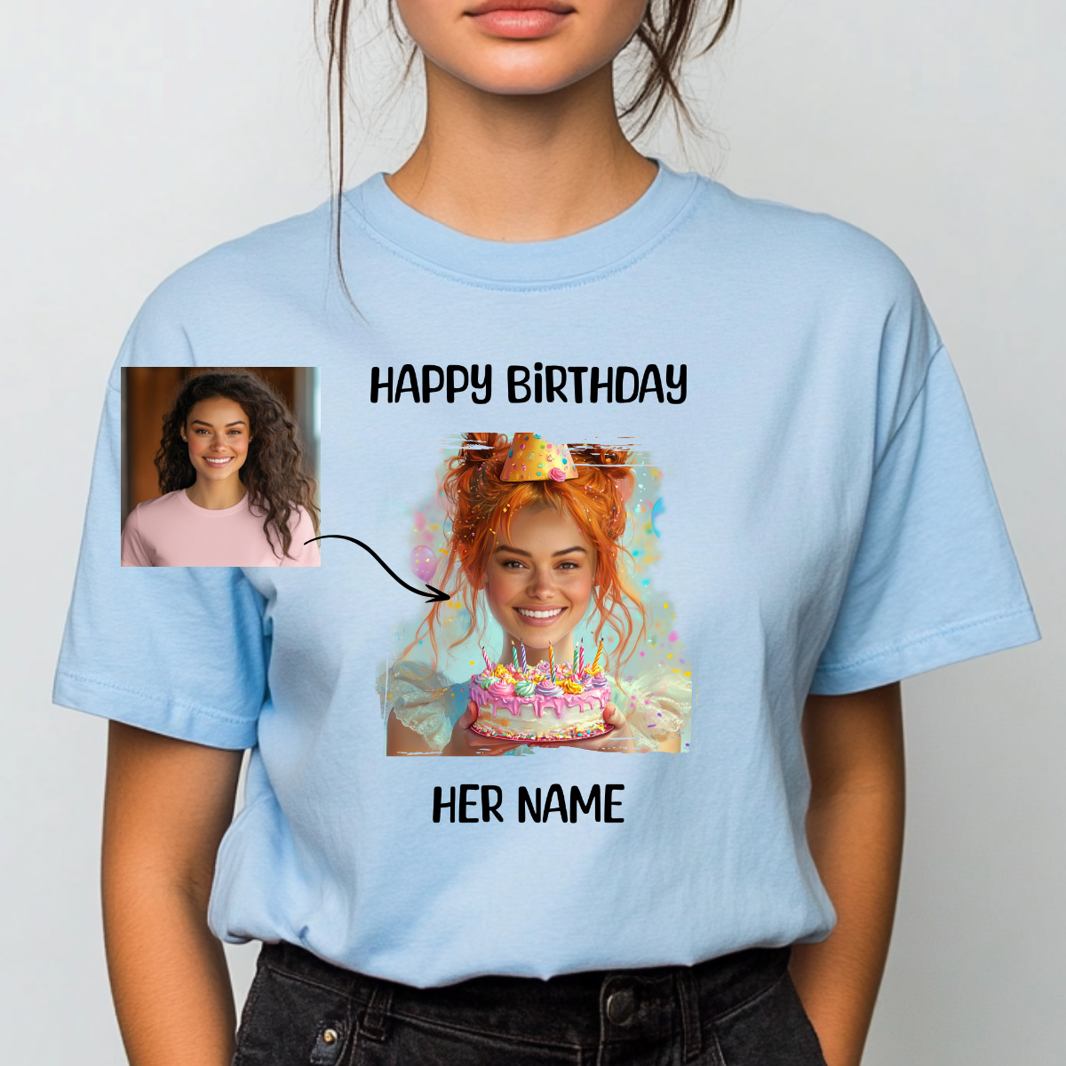 Woman Custom Funny Birthday T-Shirts (Happy Birthday) - Weave West