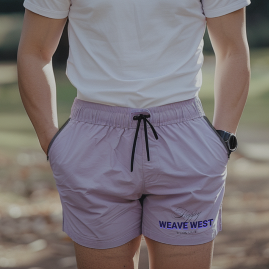 Gym Short Shorts (Happy Workout) - Weave West