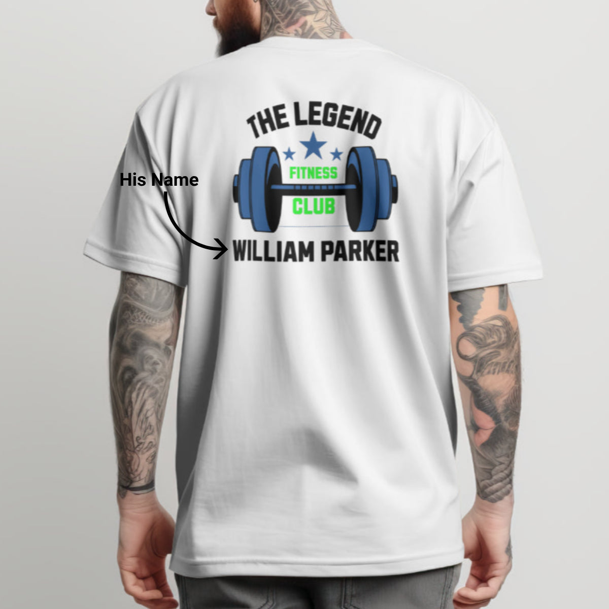 Personalized Oversized Tee (The Legend) - Weave West