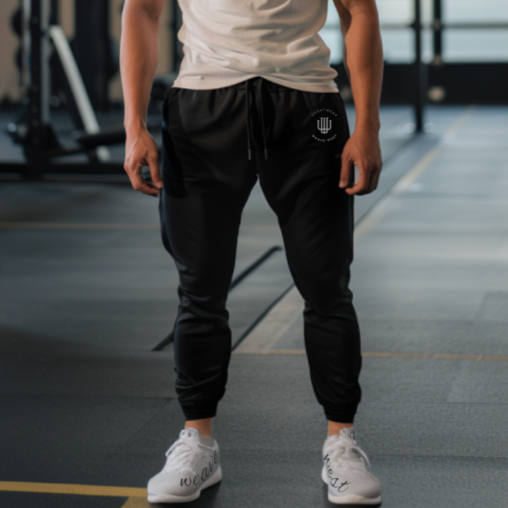 Soft Slim Fit Fleece Joggers (Logo1) - Weave West