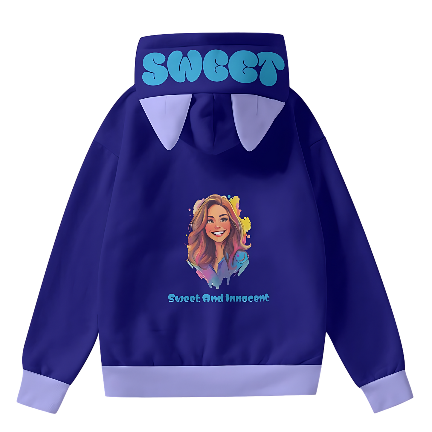 Personalized Eared Cozy Hoodie Sweet And Innocent - Weave West