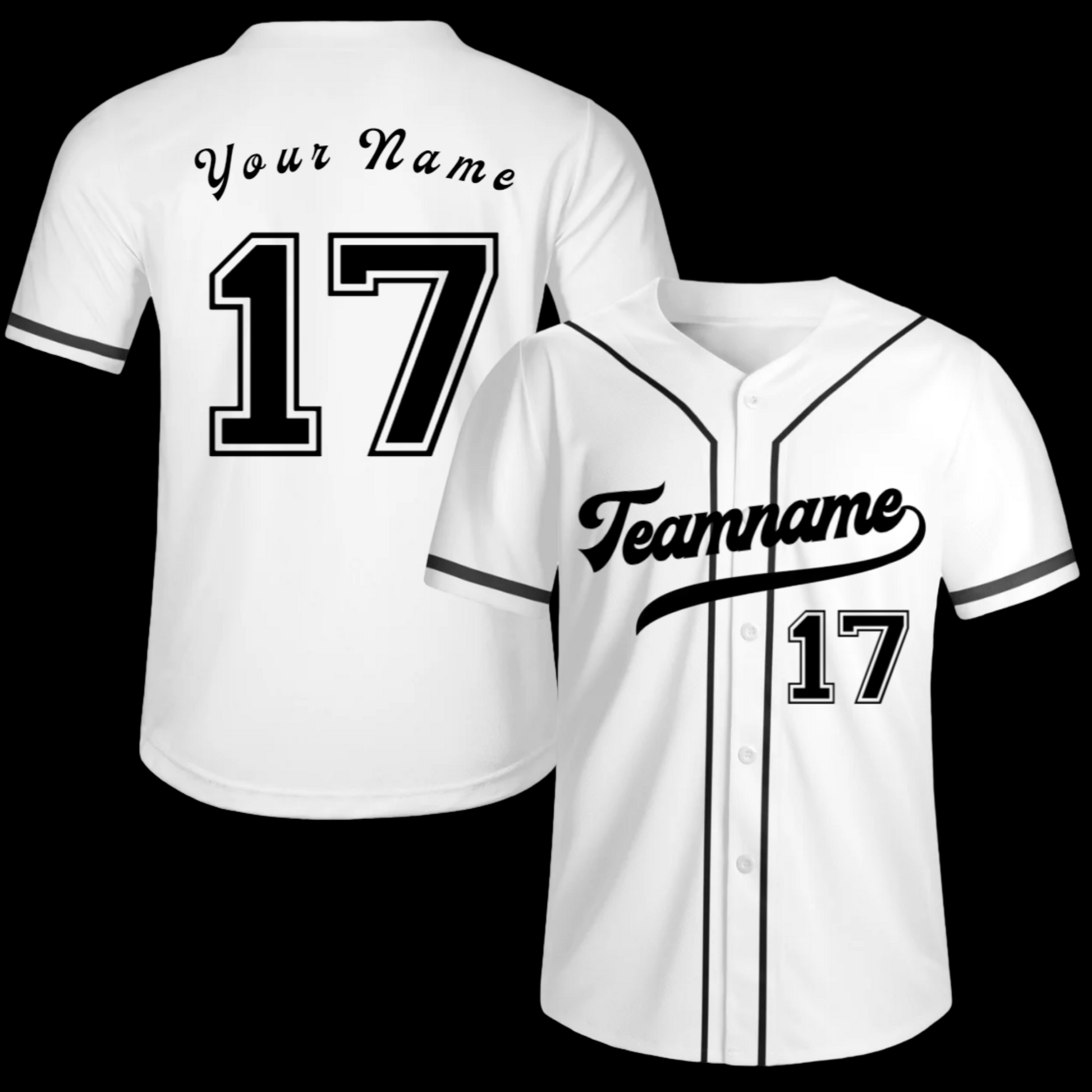 Baseball Jersey (White) - Weave West