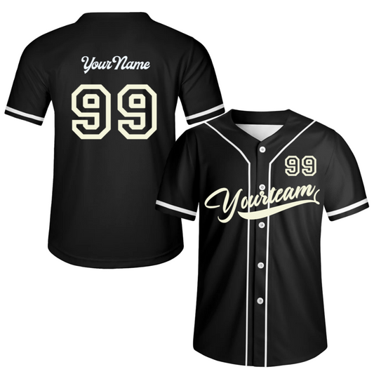 Baseball Jersey (Black) - Weave West