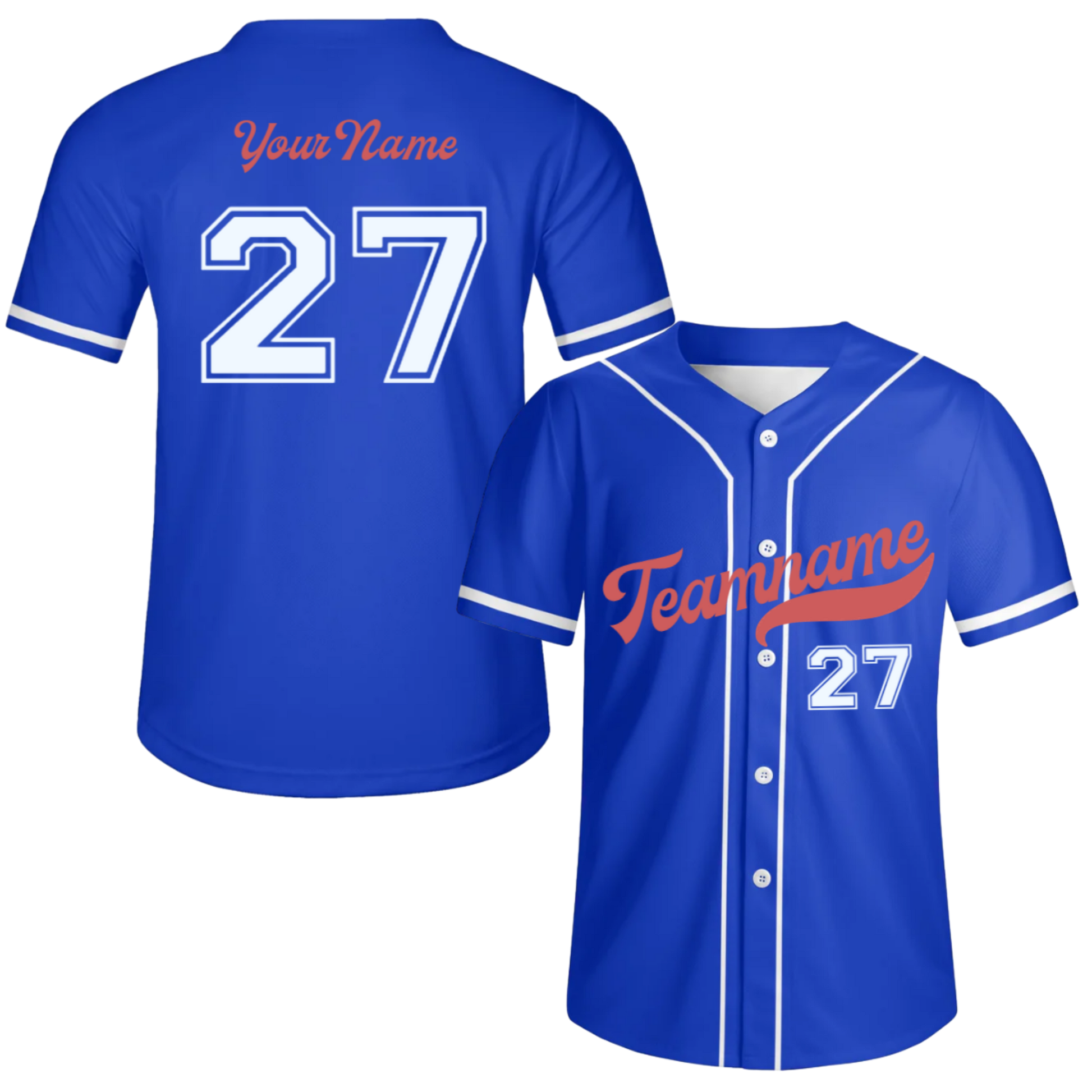 Baseball Jersey (Royal blue) - Weave West