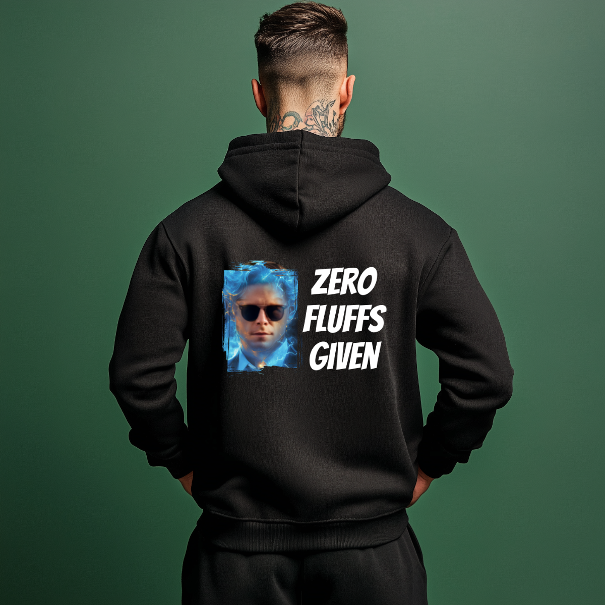 Custom Funny Offensive Gildan Hoodie (Zero Fluffs Given) - Weave West