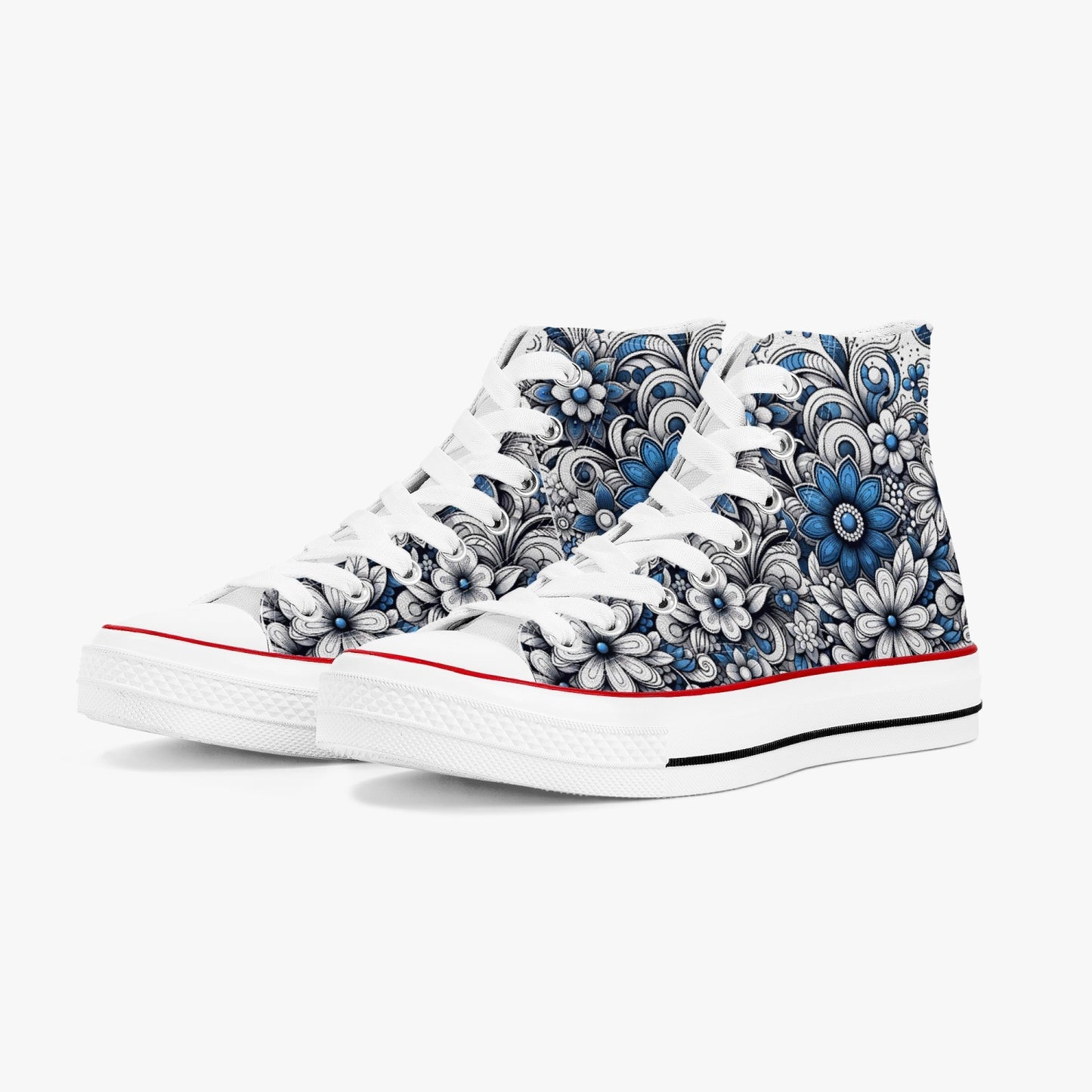 Casual High Top Canvas Electro Flora - Weave West