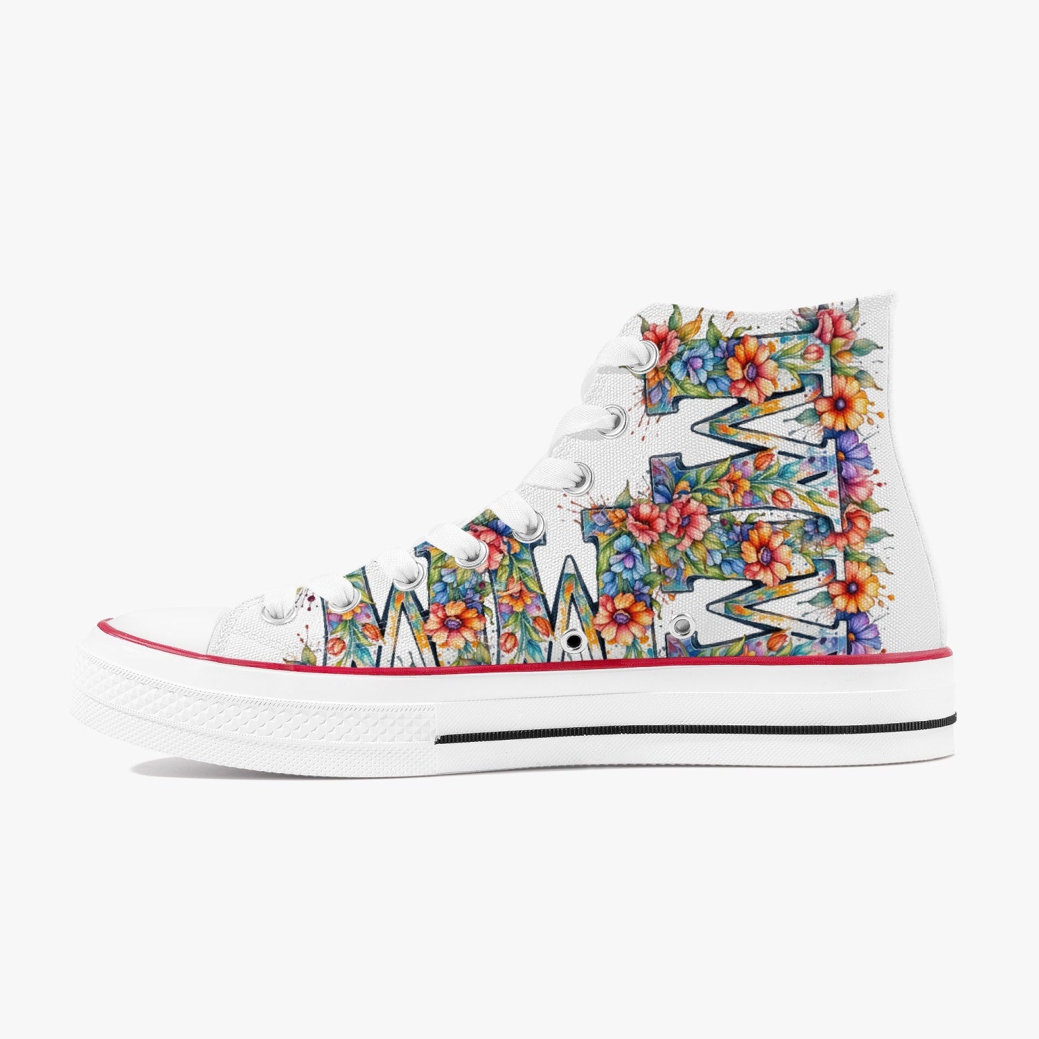 Casual High Top Canvas Floral Garden - Weave West