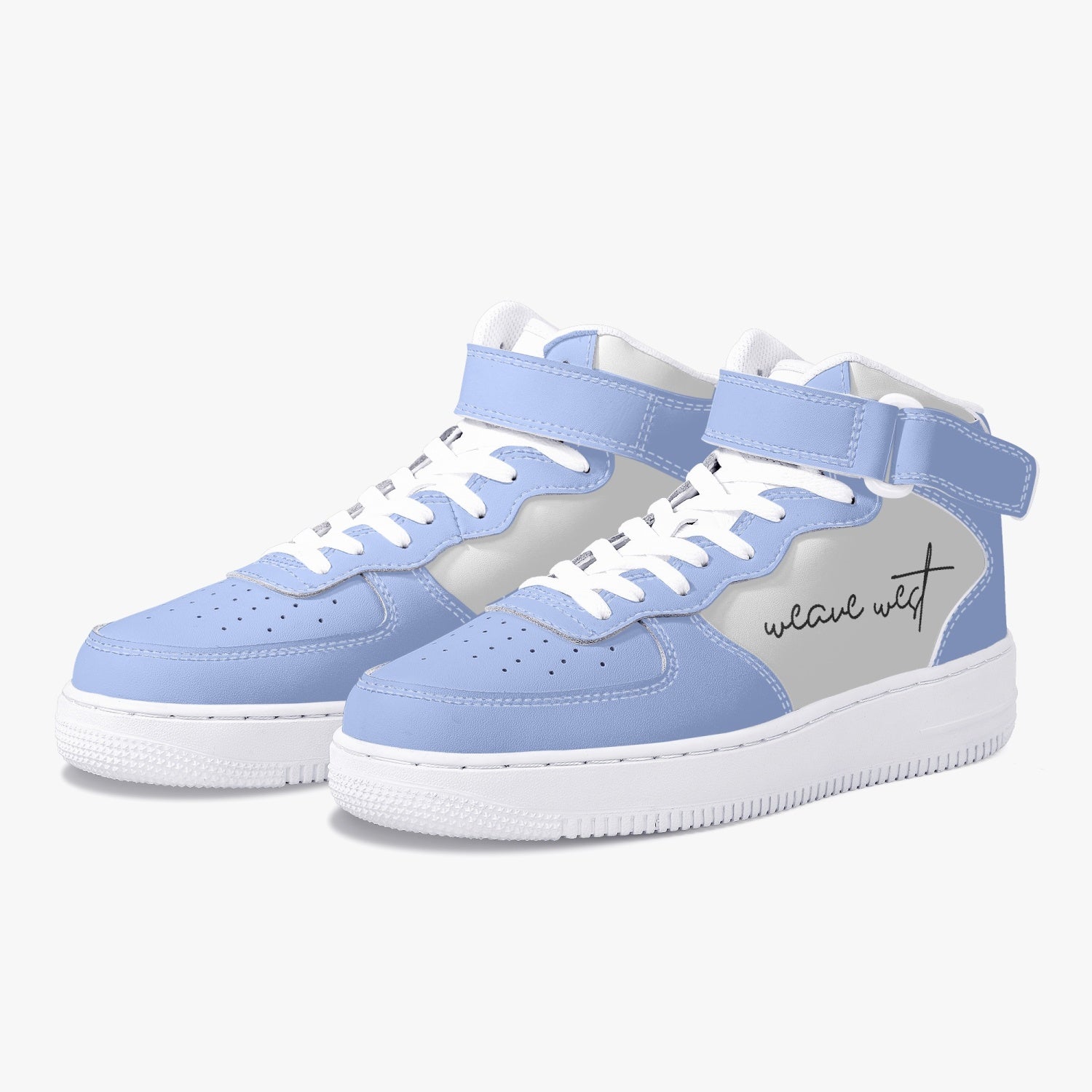 High Top Sporty Baby Blue - Weave West