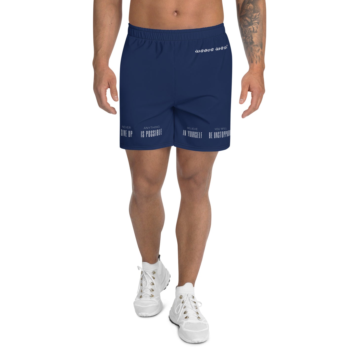 Micro Fiber Breathable Athletic Shorts (Never Give Up) - Weave West