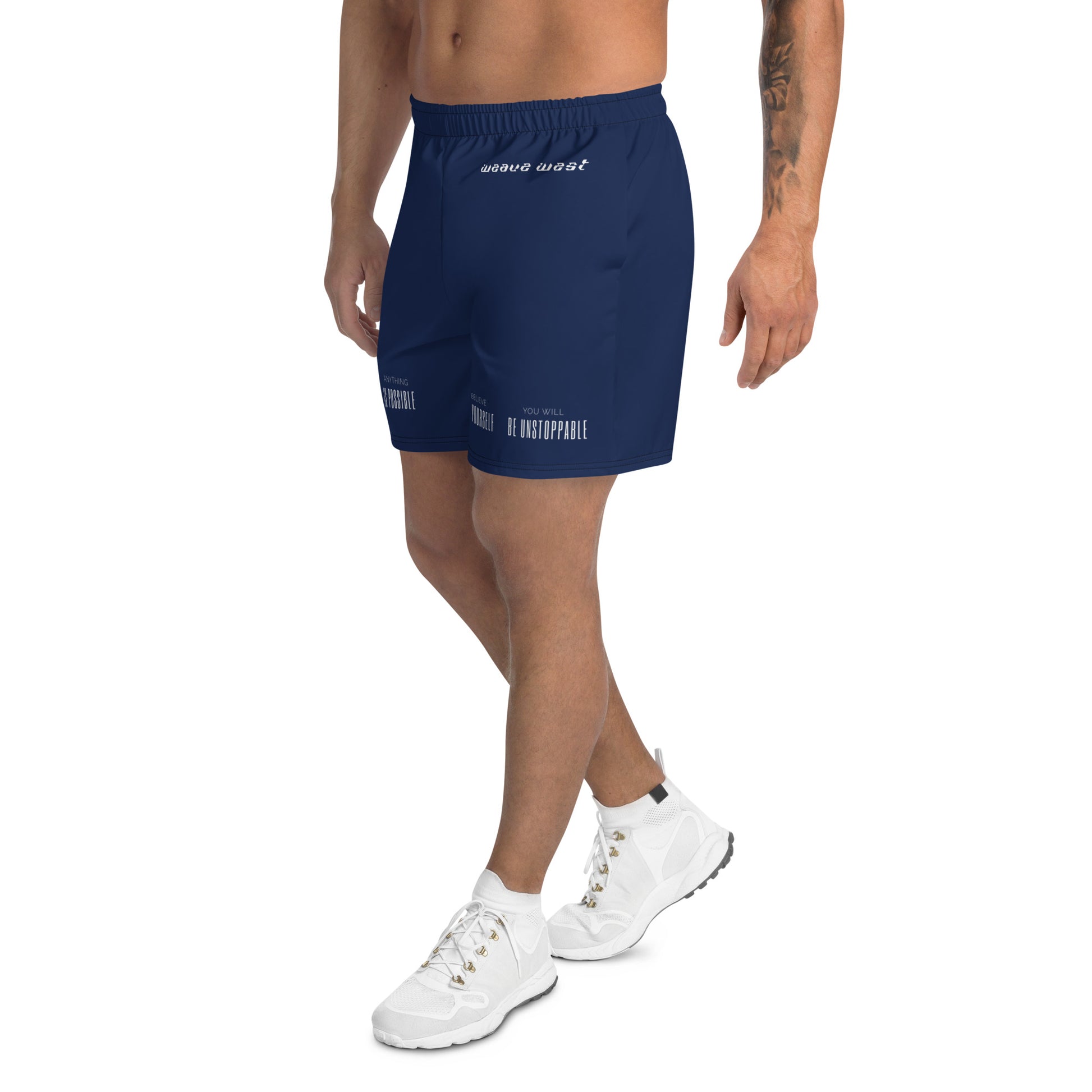 Micro Fiber Breathable Athletic Shorts (Never Give Up) - Weave West