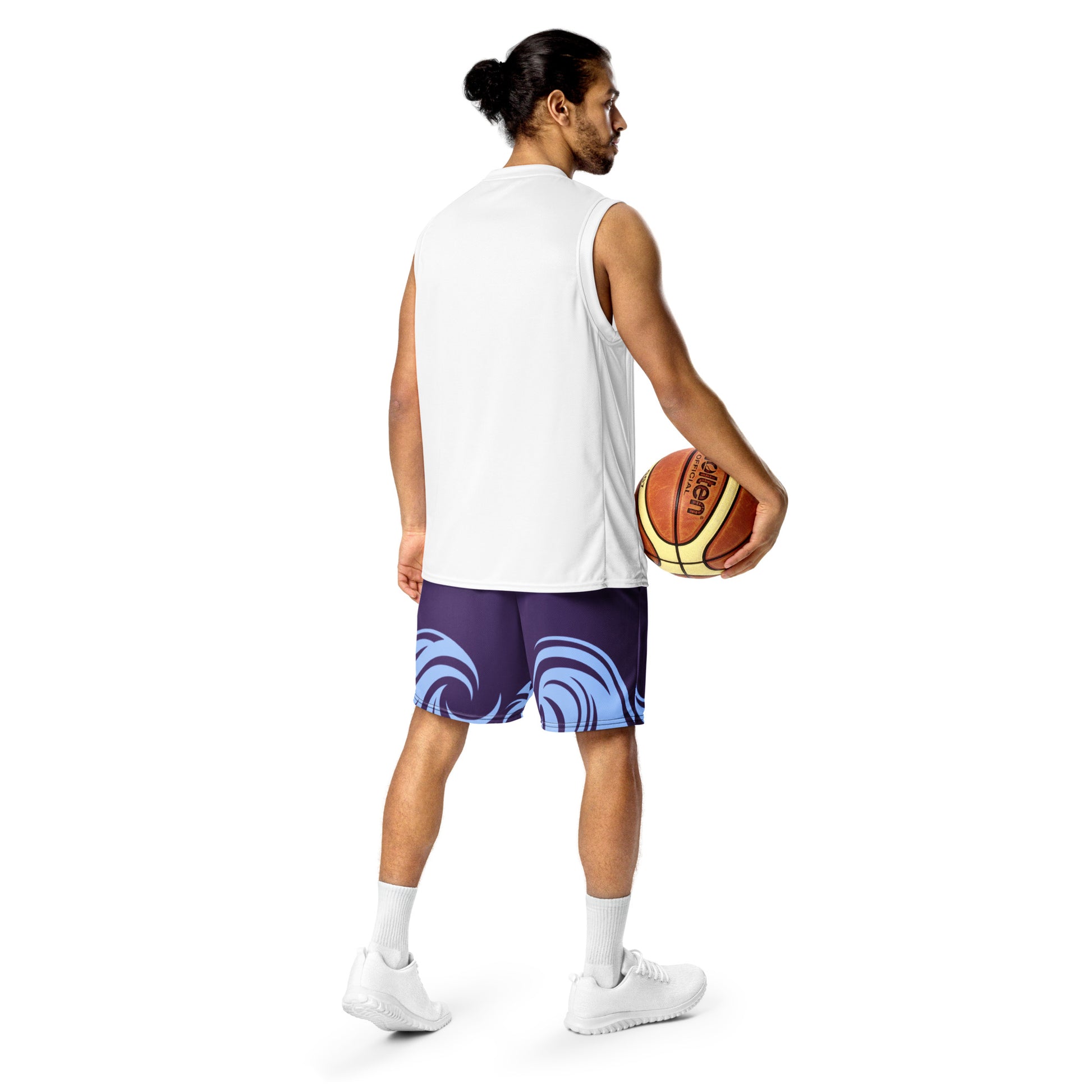 Basketball Mesh Light Polyester Shorts (wave1) - Weave West