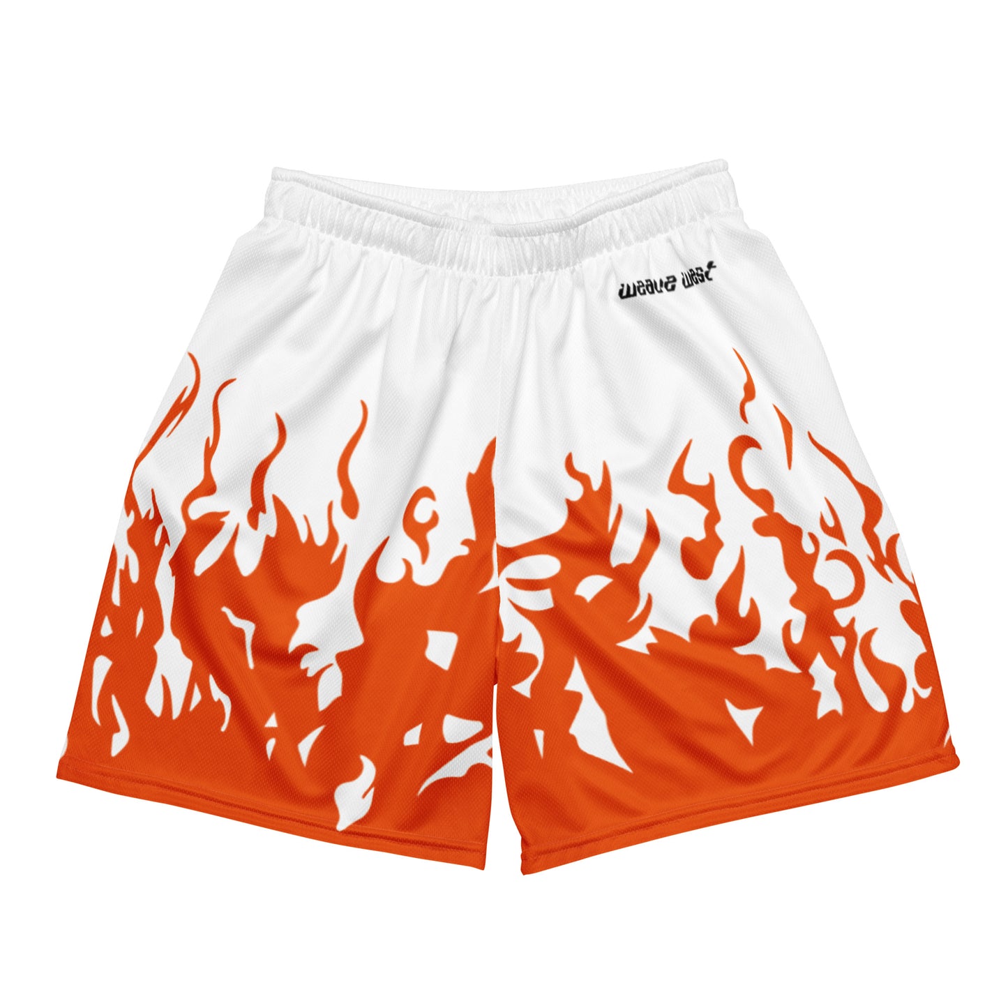 Basketball Mesh Light Polyester Shorts (Fire1) - Weave West