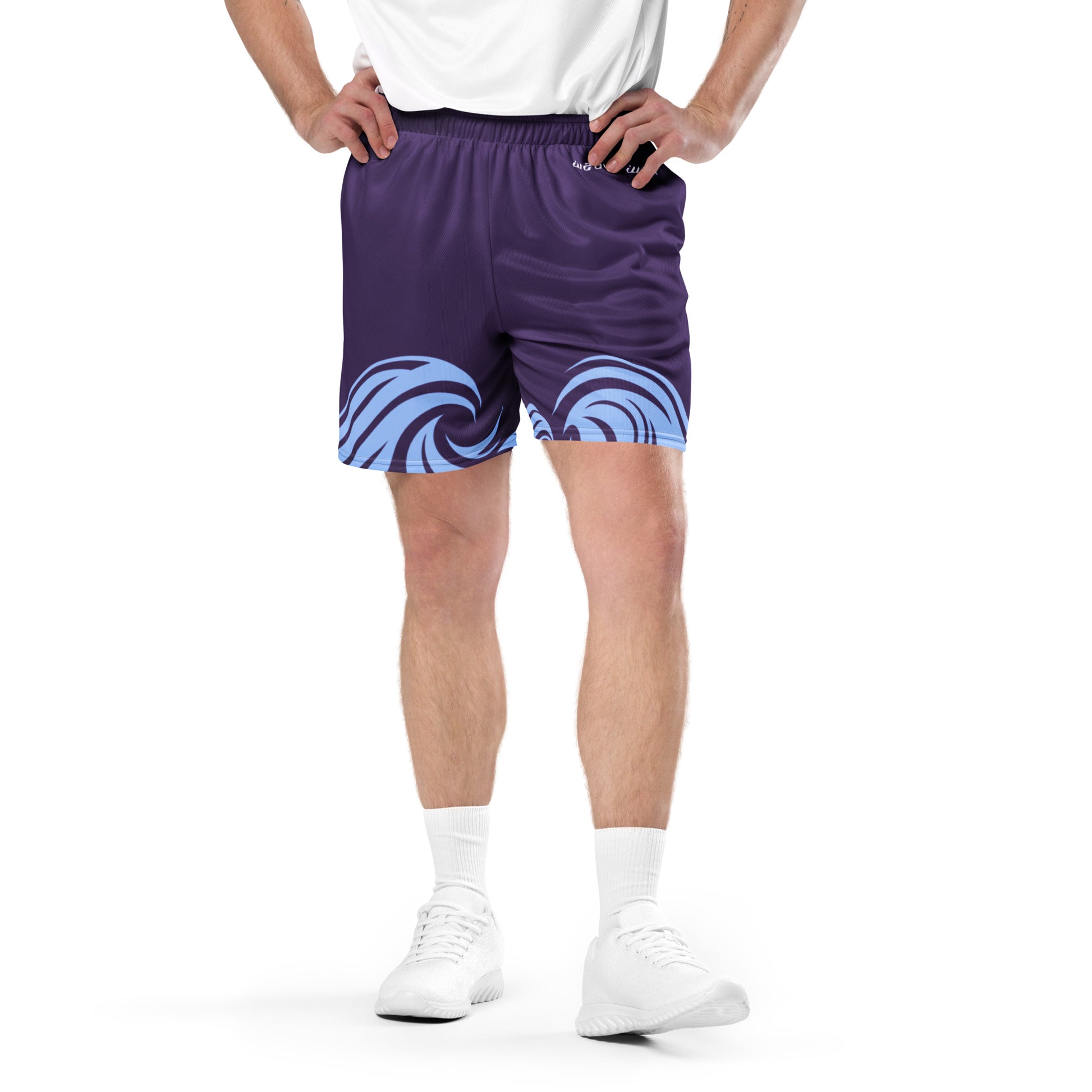 Basketball Mesh Light Polyester Shorts (wave1) - Weave West