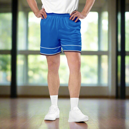 Basketball Mesh Light Polyester Shorts (Stripe1) - Weave West