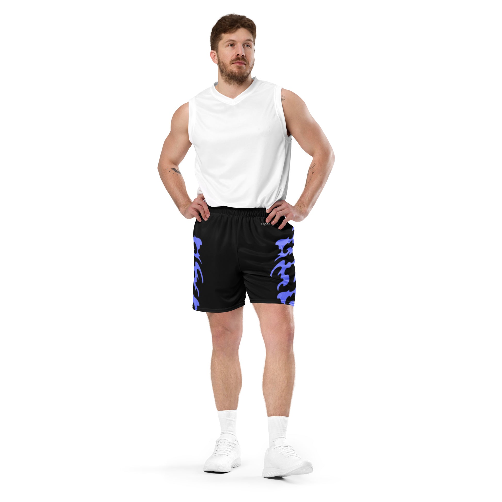 Basketball Mesh Light Polyester Shorts (Fire3) - Weave West